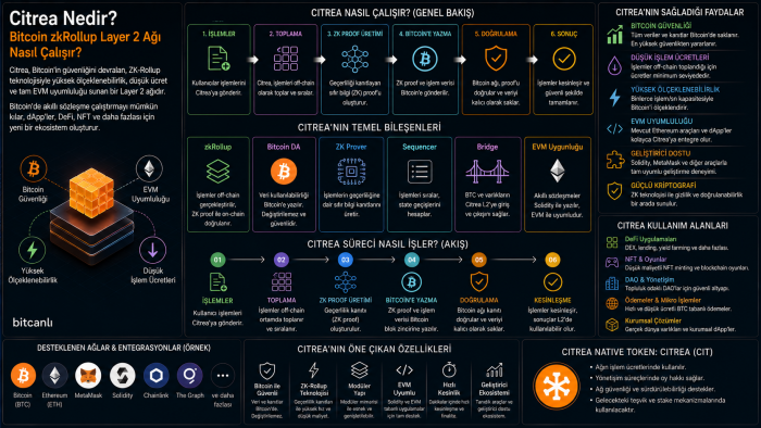 Citrea Nedir? Bitcoin zkRollup Layer 2 Ağı Nasıl Çalışır?
